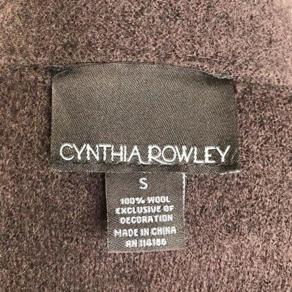 Cynthia Rowley Wool Fringe Open Front Jacket - Picture 8 of 8